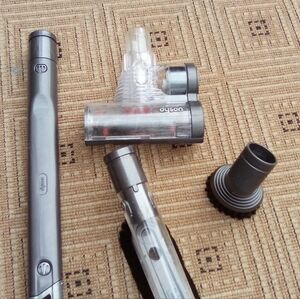 Dyson Vacuum Accessories in Silver and Black